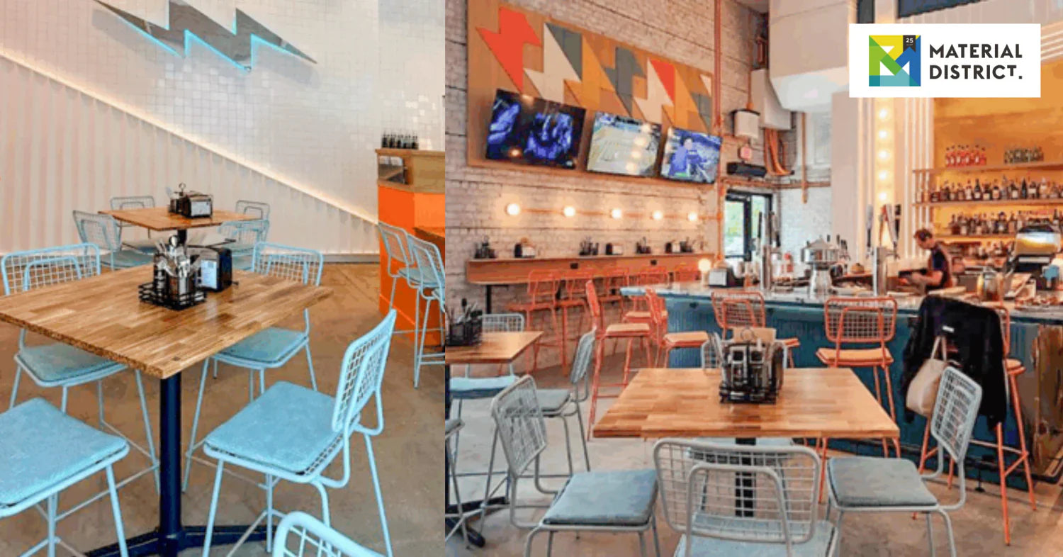 [As Seen on MaterialDistrict] Reclaimed Chopsticks Used in Sustainable Restaurant Interior